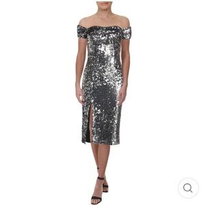NWT Dress the Population Jenn Sequin